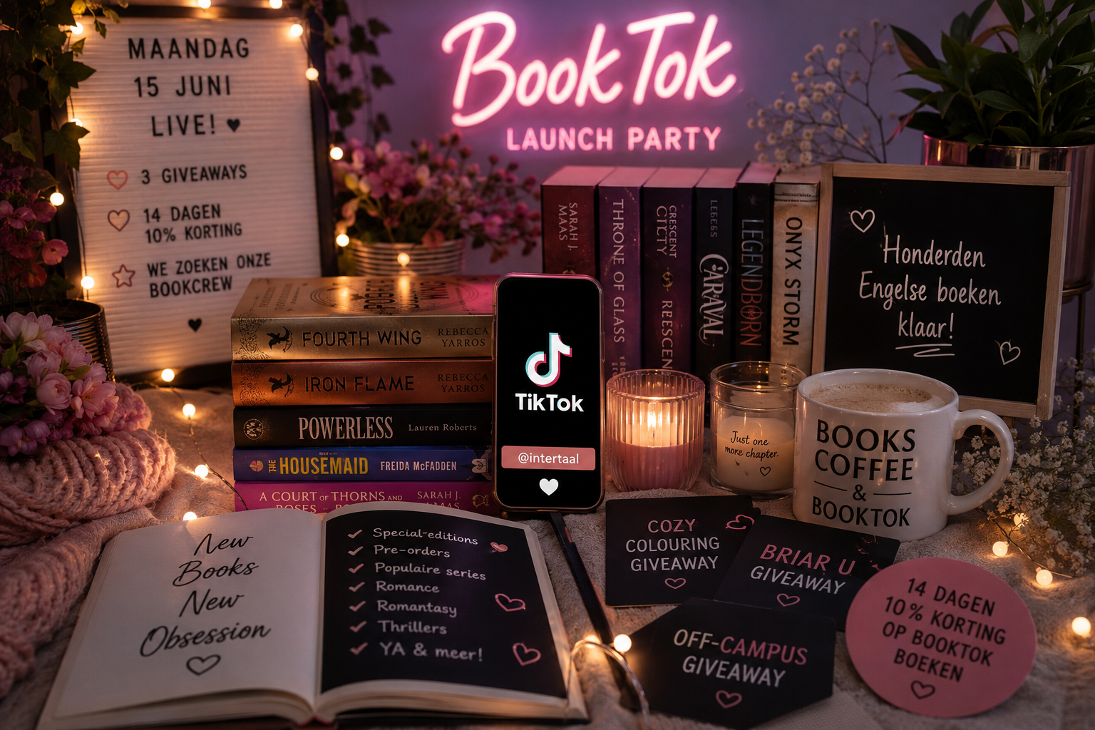 BookTok Launch party Intertaal