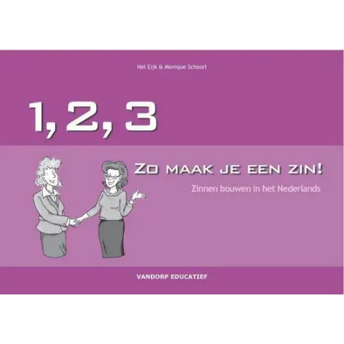 Nederlandstalig NT2 leerboekhoes voor het maken van zinnen met focus op Spaans