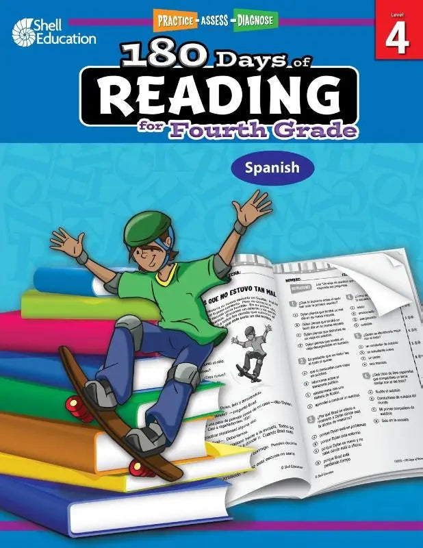 180 Days™: Reading for Fourth Grade - Practice, Assess, Diagnose