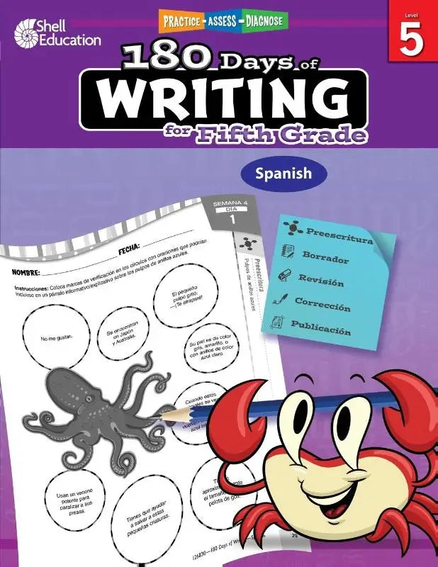 180 Days™: Writing for Fifth Grade - Practice, Assess, Diagnose