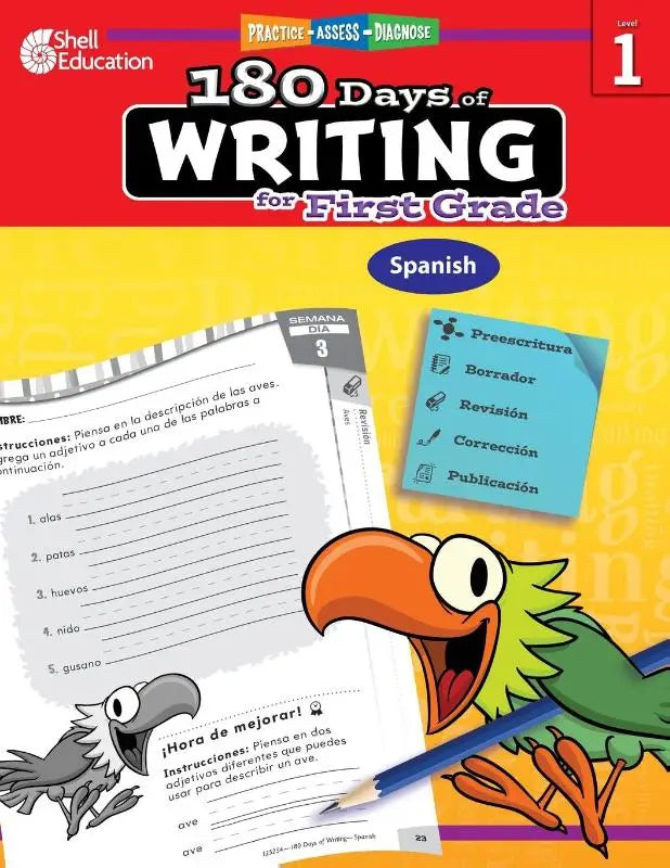 180 Days of Writing for First Grade (Spanish) - Practice, Assess, Diagnose