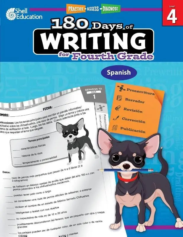 180 Days™: Writing for Fourth Grade - Practice, Assess, Diagnose