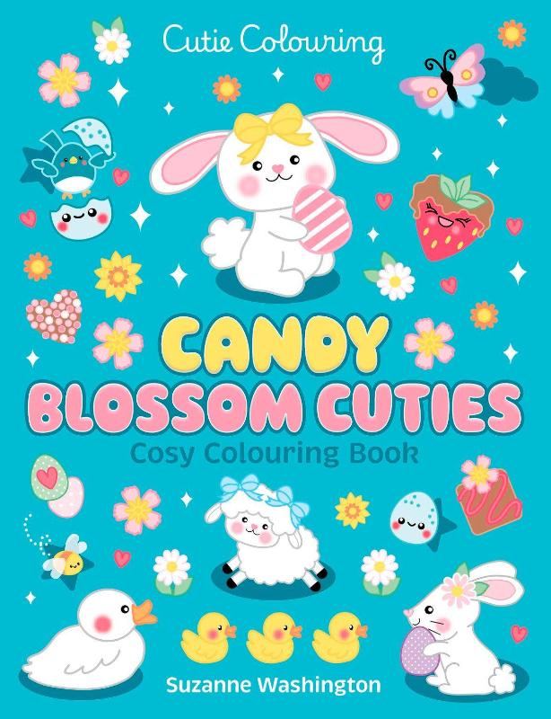 Candy Blossom Cuties - Cosy colouring book