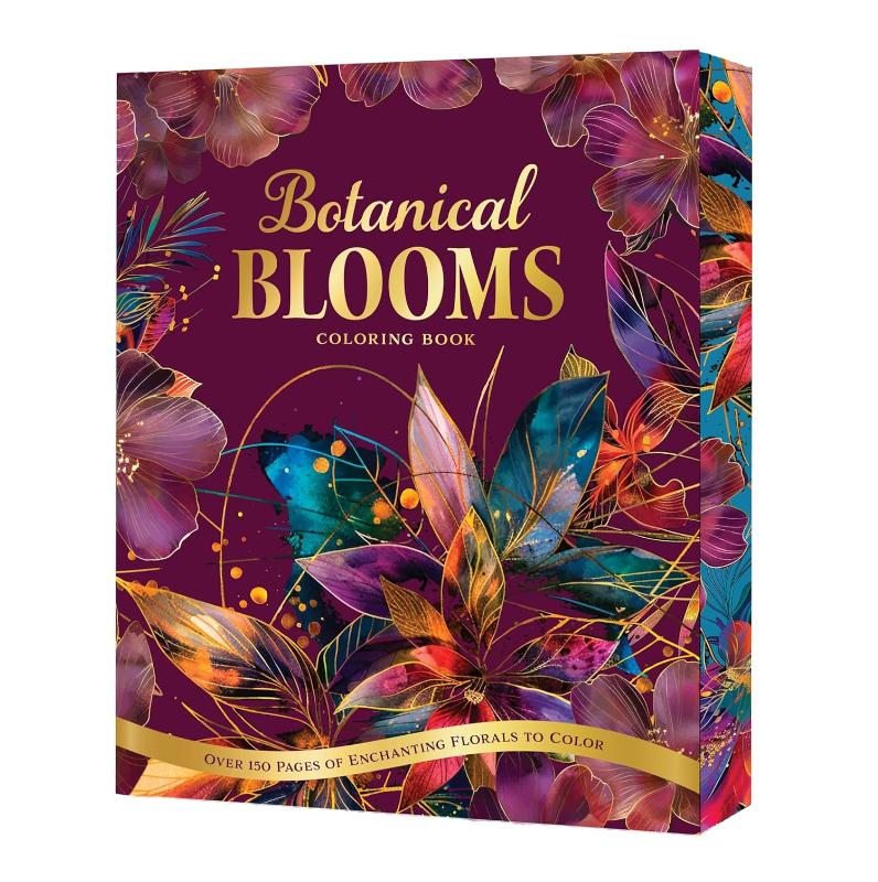 Botanical Blooms Coloring Book - Over 150 Pages of Enchanting Florals to Color