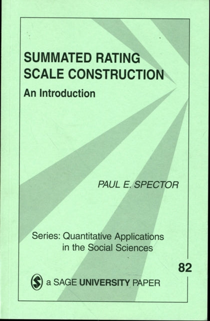 Summated Rating Scale Construction: An Introduction