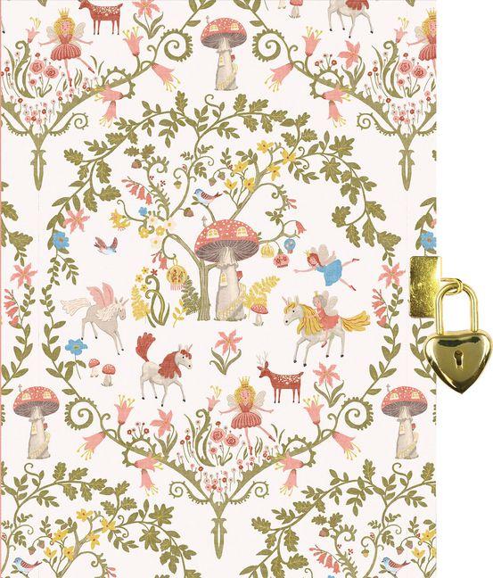 Enchanted Forest Locking Journal (Diary with Lock)