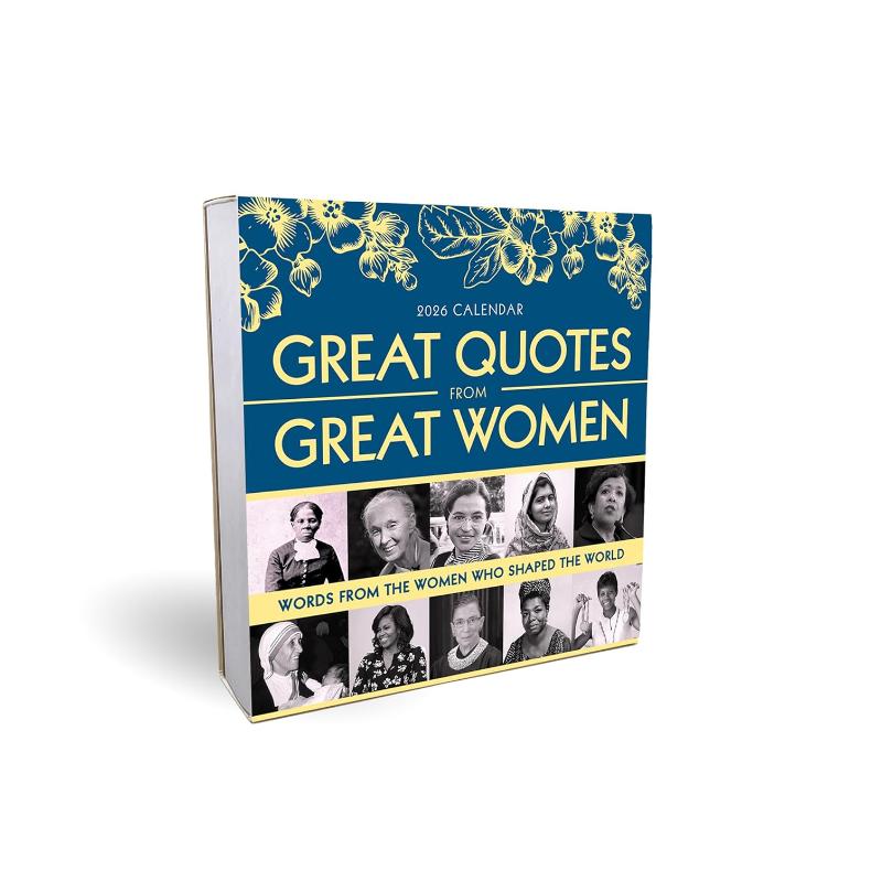 2027 Great Quotes From Great Women Boxed Calendar - words from the Women Who Shaped the World