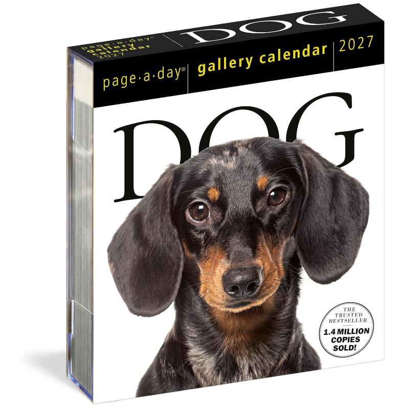 Dog Page-A-Day® Gallery Calendar 2027 - an Elegant Canine Celebration