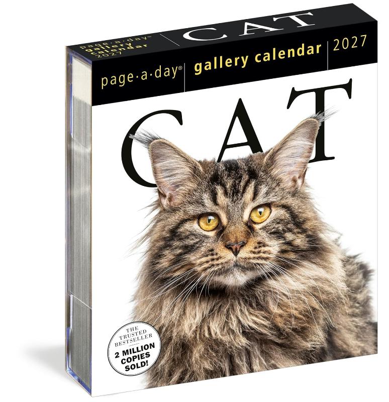 Cat Page-A-Day® Gallery Calendar 2027 - a Delightful Gallery of Cats for Your Desktop