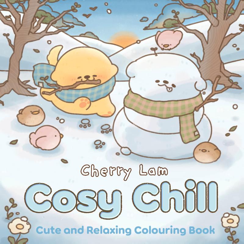 Cosy Chill - Cute and Relaxing Colouring Book