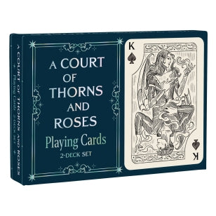 A Court of Thorns and Roses Official Playing Card Set (Night Court Inner Circle) - 2-Deck Set--from the ACOTAR Collection