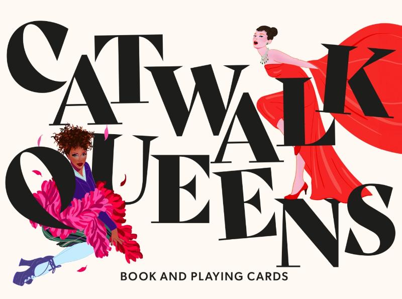 Catwalk Queens - Book and playing cards