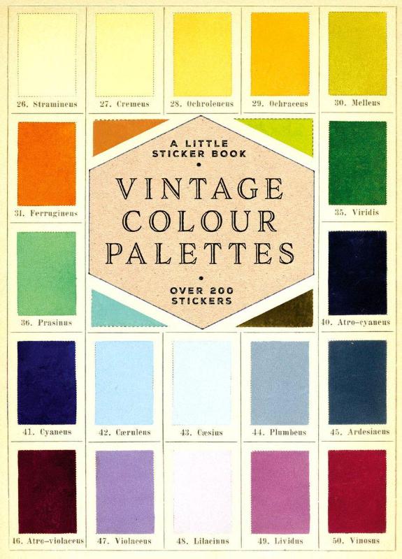 Vintage Colour Palettes - A Little Sticker Book