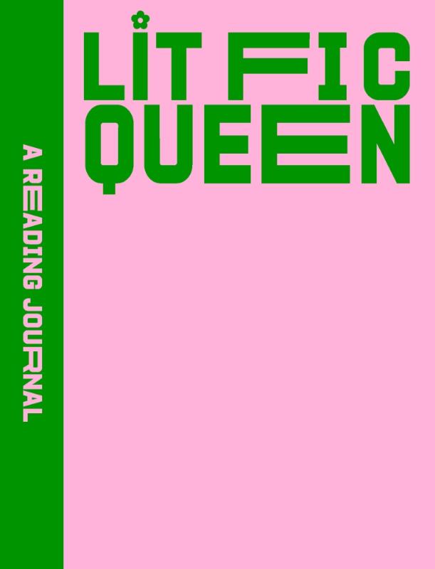 A Reading Journal: Lit Fic Queen - Classics reading journal, Book review log, Track your reading progress, A5 Reading Log Notebook
