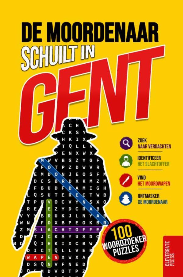 Boekomslag De moordenaar schuilt in Gent van Press – ISBN 9782489196238