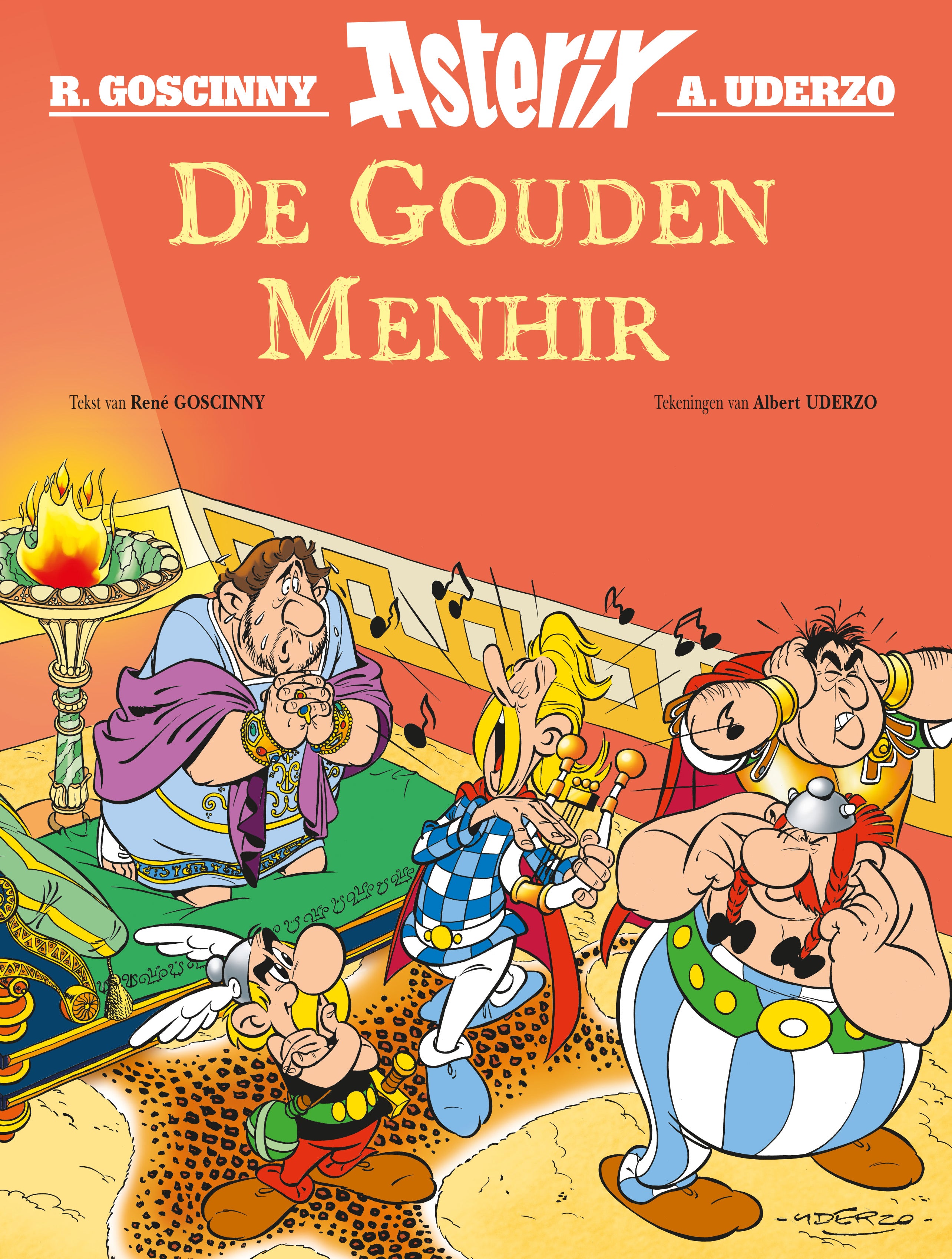 Asterix - de gouden menhir (geïllustreerd album met gratis luisterspel) - Gebaseerd op de stripreeks van asterix & obelix