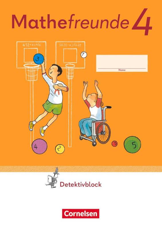 Mathefreunde 4. Schuljahr - Zu Allgemeine Ausgabe 2022 und Sachsen 2022 - Detektivblock mit Aufgaben zum Fordern