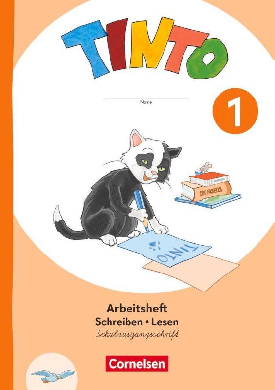 Tinto 1. Schuljahr - Ausgabe 2026 - Arbeitsheft Schreiben und Lesen in Schulausgangsschrift - Mit Lauttabelle und Lernentwicklungsheft
