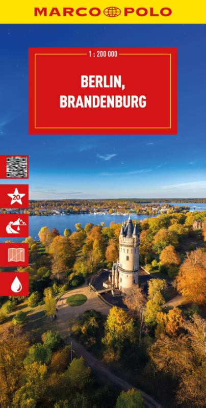 MARCO POLO Reisekarte Deutschland 04 Berlin, Brandenburg 1:225.000 - Straßenkarte und Autokarte mit sehenswerten Strecken, Highlights und digitaler Erweiterung