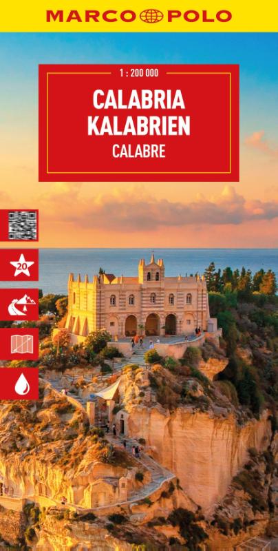 MARCO POLO Reisekarte Italien 13 Kalabrien 1:200.000