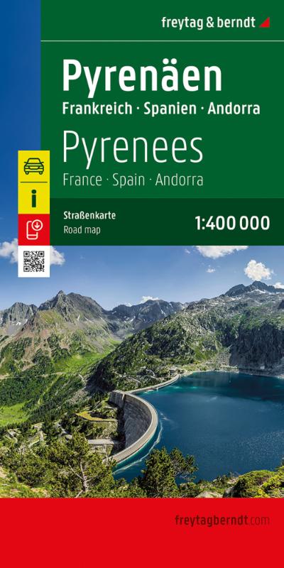 F&B Wegenkaart Pyreneeën - wegenkaart 1:400.000