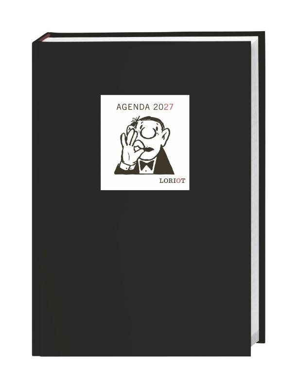 Loriot Agenda A5 2027 - Taschen-Kalender mit Platz für Organisatorisches und Humor. Die besten Zeichnungen von Loriot in einem praktischen Buchkalender.