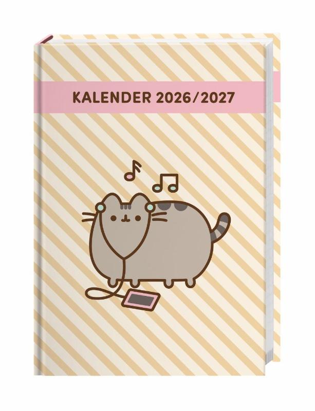 Pusheen 17-Monats-Kalenderbuch A5 2027 - 17 Monate. Von August 2026 bis Dezember 2027 - 17 Monate ab August 2026. Praktischer Kalender für Schule und Uni mit flexiblem Einband und Lesebändchen. Buchkalender mit niedlichen Katzen-Cartoons.