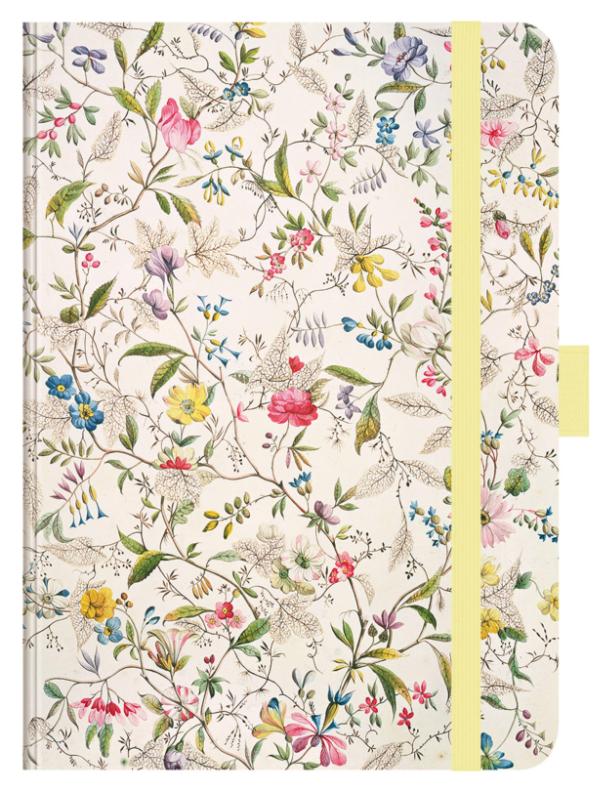 Premium Timer Big "Wild Flowers" 2027 - Hochwertiger Buchkalender. Terminplaner mit Wochenkalendarium, Gummiband und Stifthalter. 12 x 17 cm