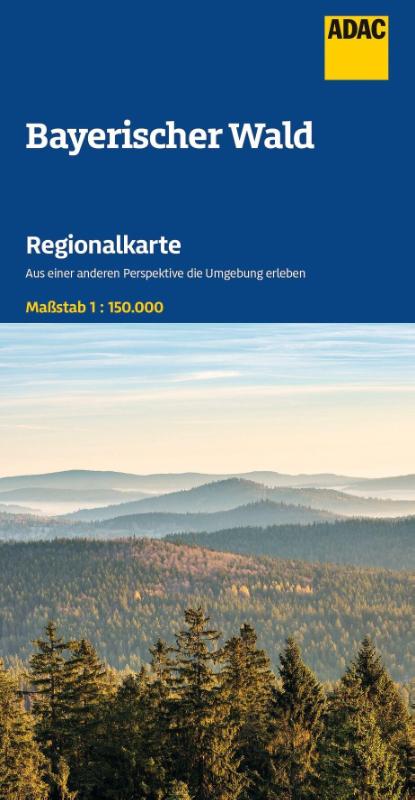 ADAC Regionalkarte 13 Bayerischer Wald 1:150.000 - Bayreuth, Regensburg - Straßenkarte und Autokarte
