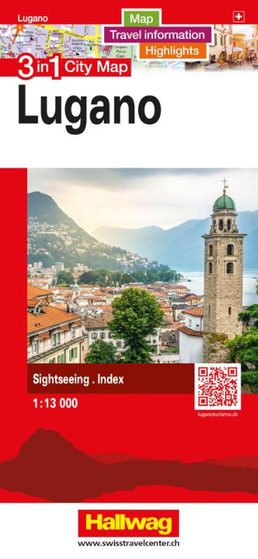 Hallwag Stadtplan Lugano - 3 in 1: Stadtplan, Reiseinformationen und Highlights!