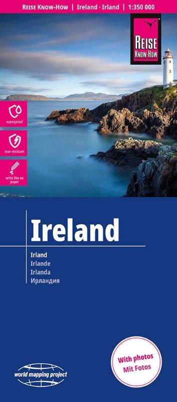 Reise Know-How Landkarte Irland / Ireland (1:350.000) - reiß- und wasserfest (world mapping project)
