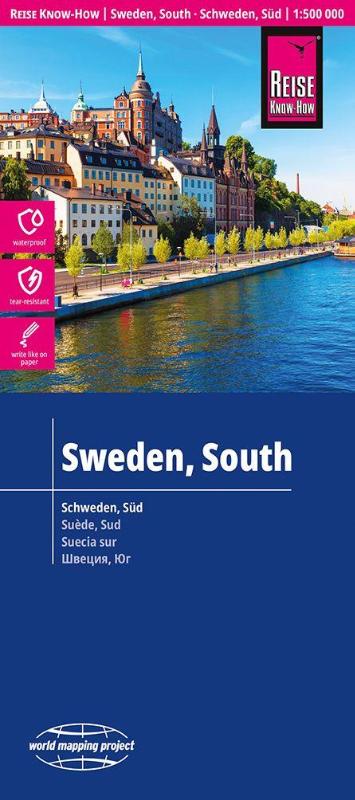 Reise Know-How Landkarte Schweden, Süd (1:500.000) - reiß- und wasserfest (world mapping project)