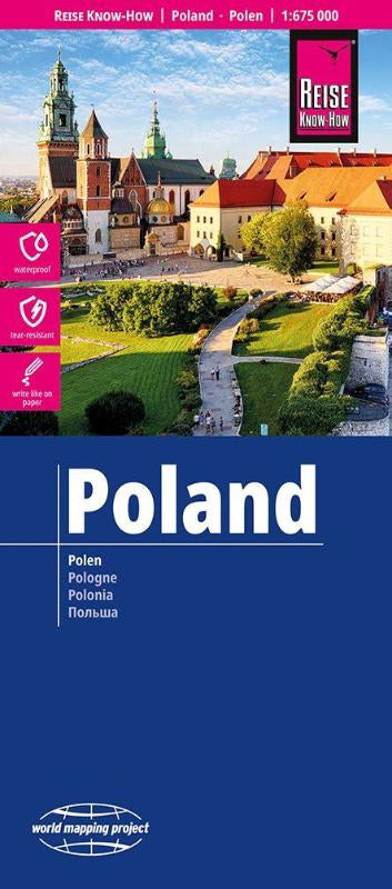 Reise Know-How Landkarte Polen | Poland (1:675.000) - world mapping project