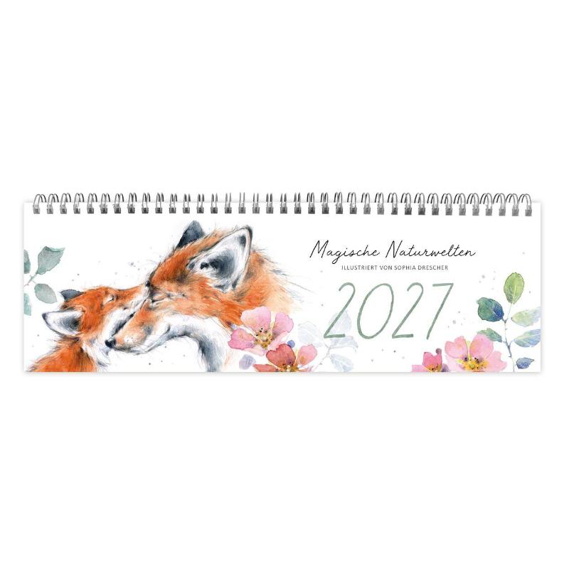 Tischkalender Füchse 2027