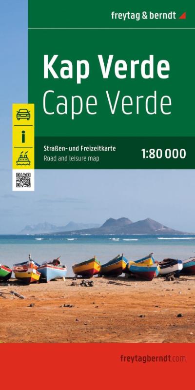 F&B Wegenkaart Kaapverdische Eilanden - wegenkaart 1:80.000