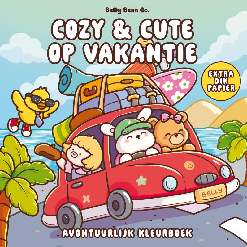 Cozy & cute op vakantie - Avontuurlijk kleurboek