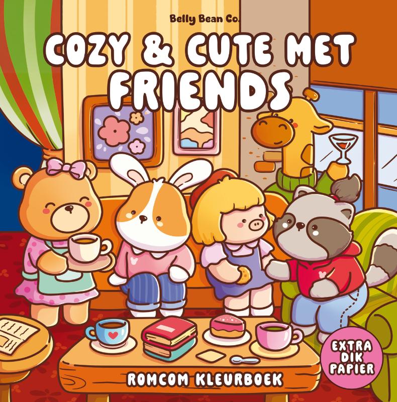 Cozy & cute met Friends - Romcom kleurboek