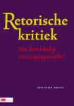 Retorische kritiek - 9789012583091