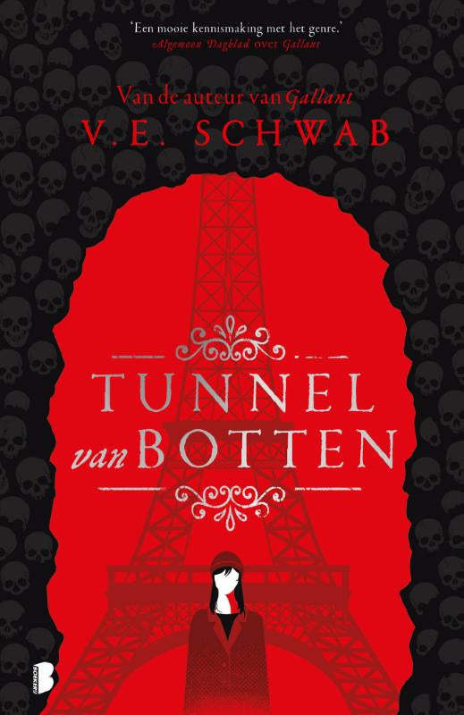 Boekomslag Tunnel van botten van V.E. Schwab – ISBN 9789022599709