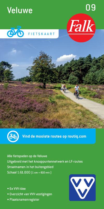Falk VVV Fietskaart 09 Veluwe - Fietskaart met knooppunten