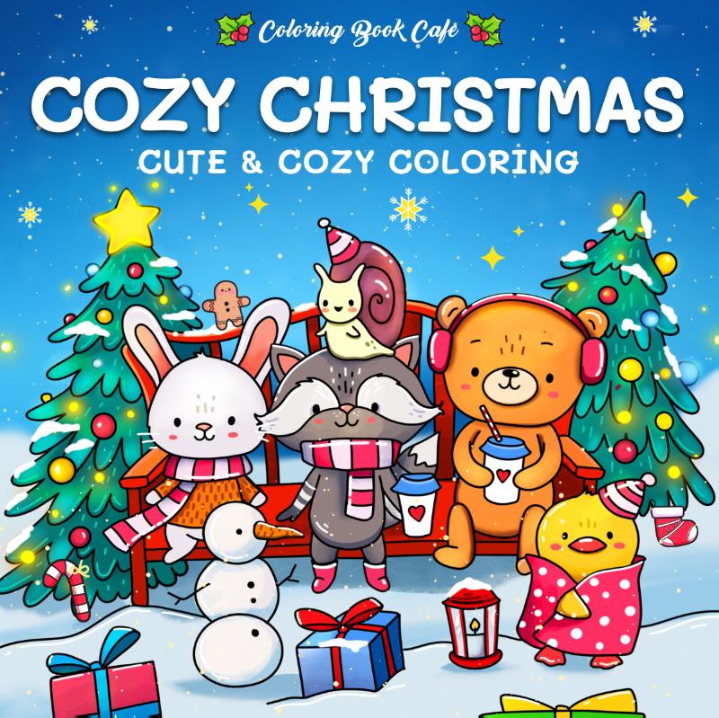 Cozy Christmas - Cute & Cozy Coloring
