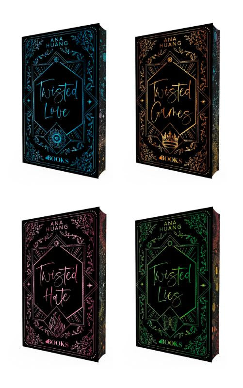 Boekomslag Twisted love games hate lies pakket limited edition Nederlandstalig van Ana Huang – ISBN 9789038817842