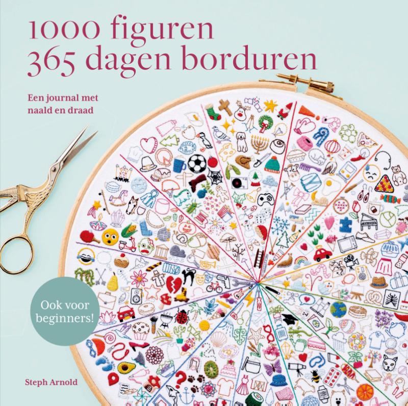 1000 figuren 365 dagen borduren - Een journal met naald en draad