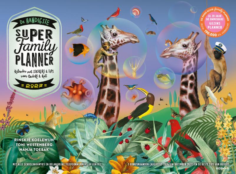 De handigste Super Family Planner 2027 - Kalender met stickers en tips voor ouders en kids