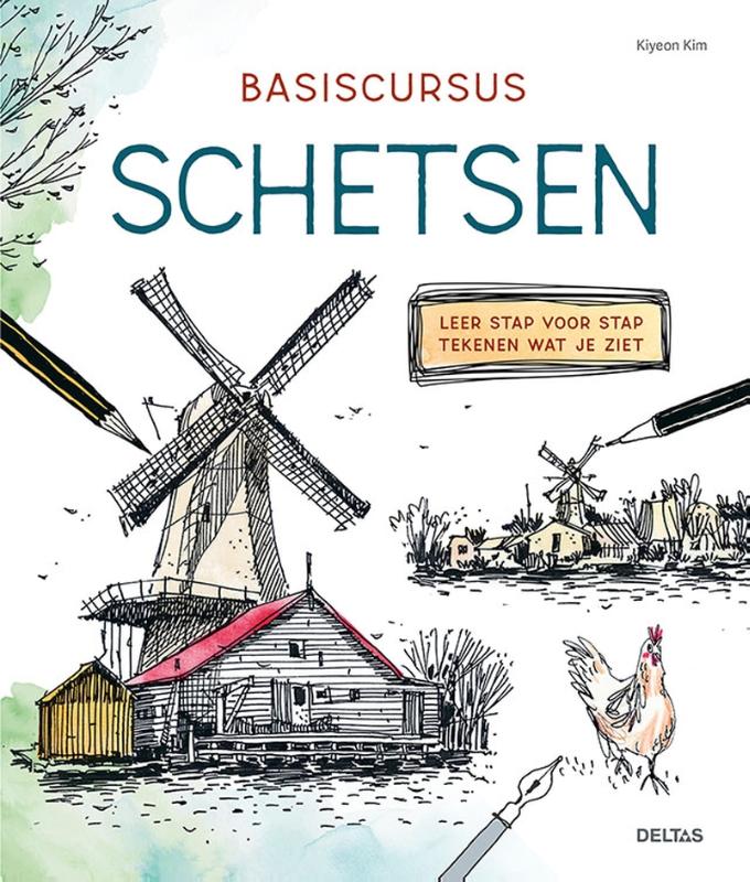 Basiscurus schetsen - Leer stap voor stap tekenen wat je ziet