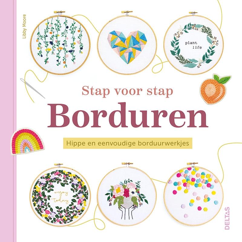 Stap voor stap borduren - hippe en eenvoudige borduurwerkjes