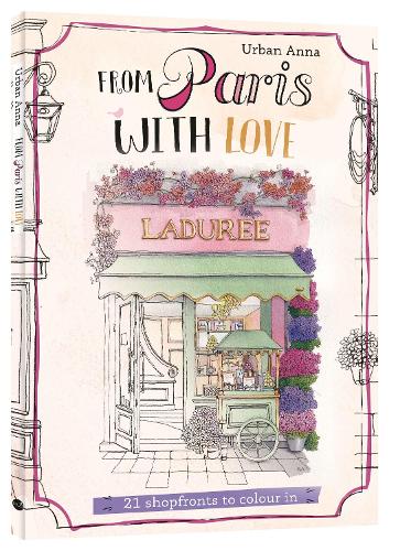 From Paris With Love - 21 new shopfronts to colour in
