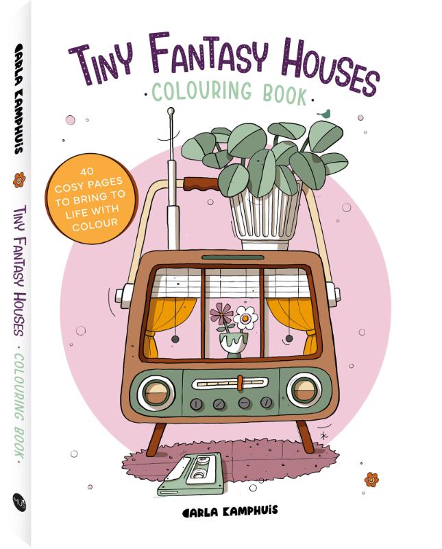 Tiny Fantasy Houses - 40 cosy pages to bring to life with colour