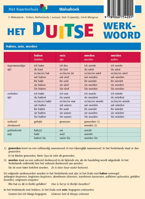 Het Duitse werkwoord