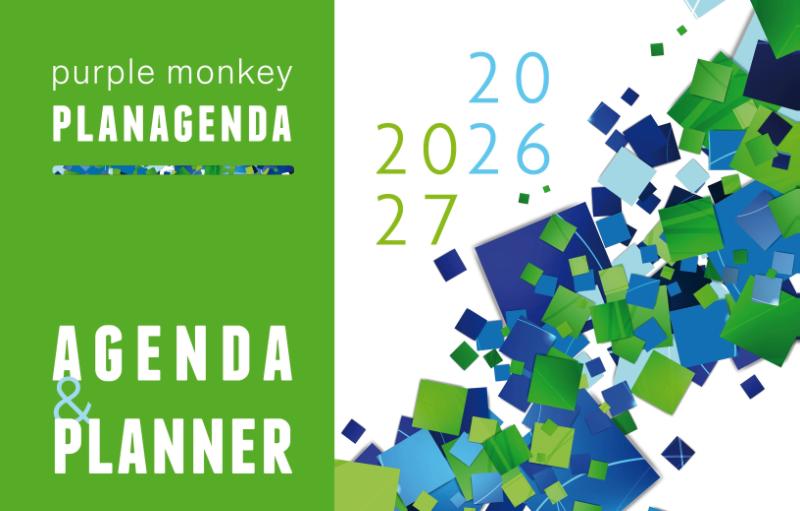 Purple Monkey planagenda - agenda & planner